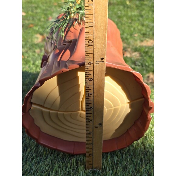 Christmas Yule Burner talking Singing Log  1999 Telco Battery Animated No Box - Picture 7 of 12